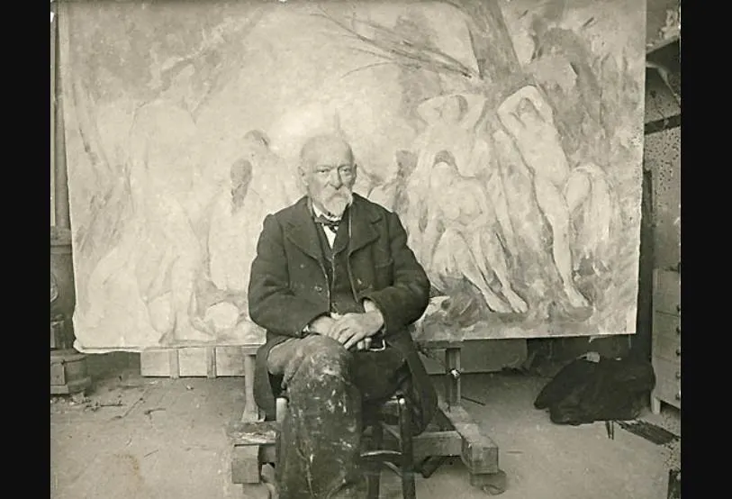Cezanne at les lauves