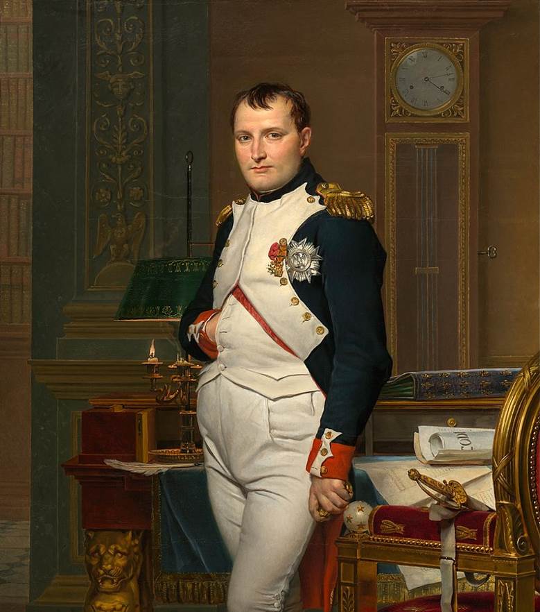 Emperor Napoleon in His Study at the Tuileries by Jacques-Louis David