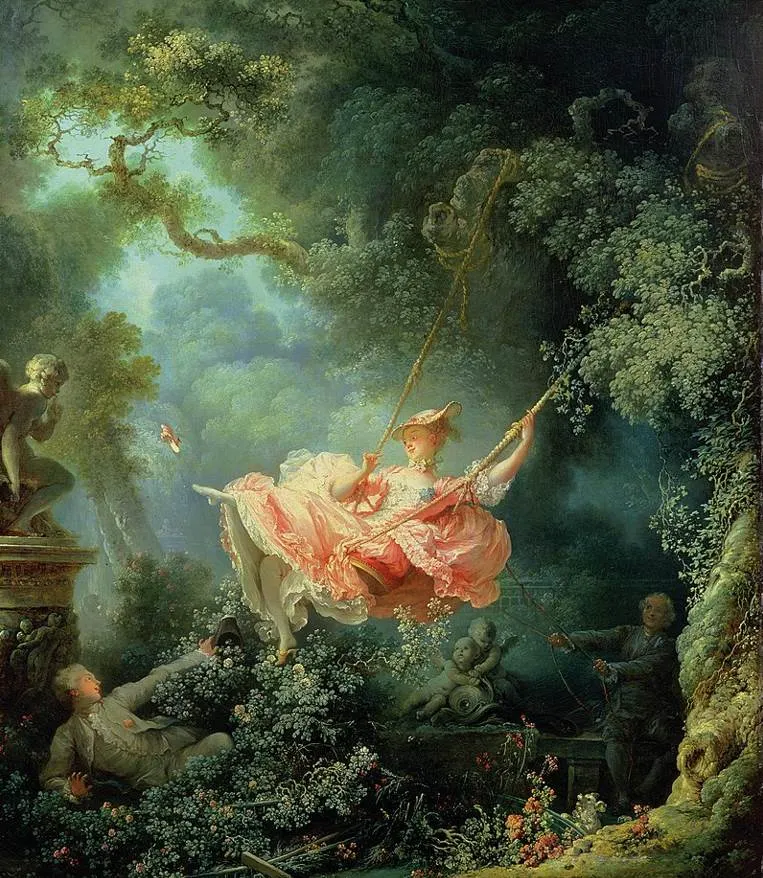 Famous jean honore fragonard paintings the swing