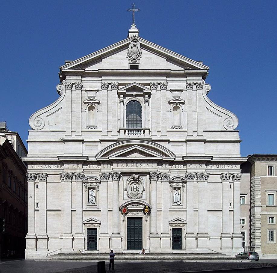 Famous Baroque Buildings Church of the Gesu Rome