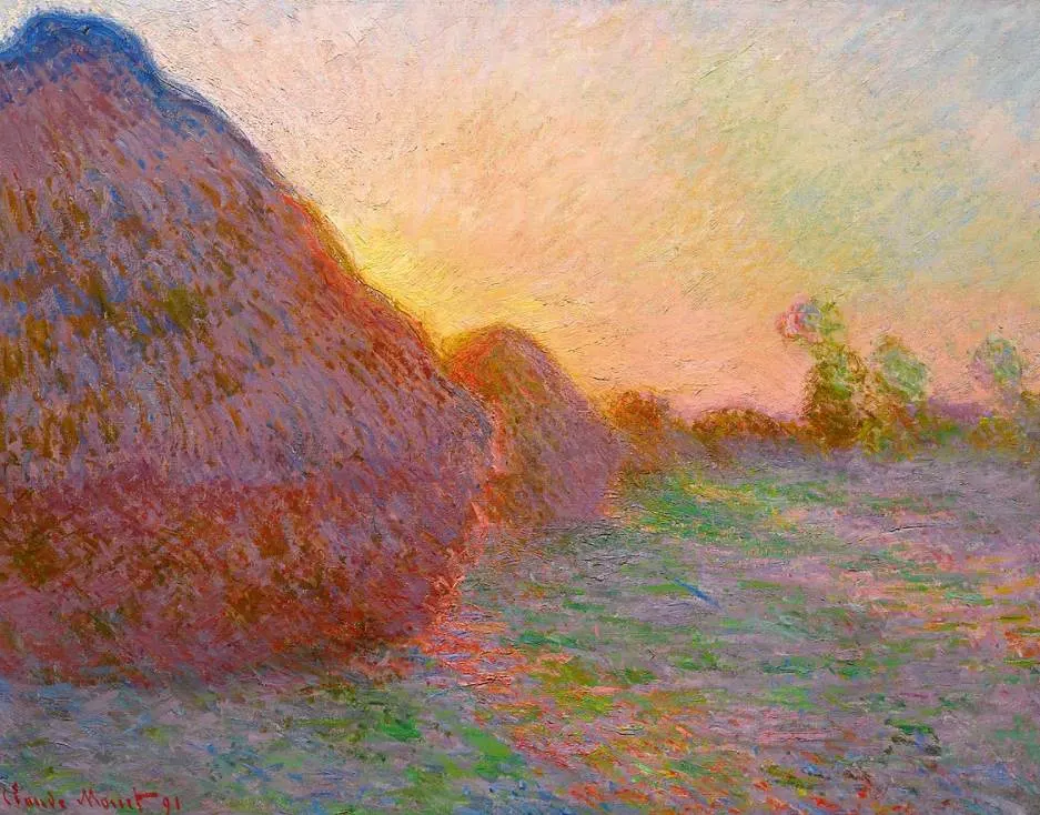 Haystacks Claude Monet