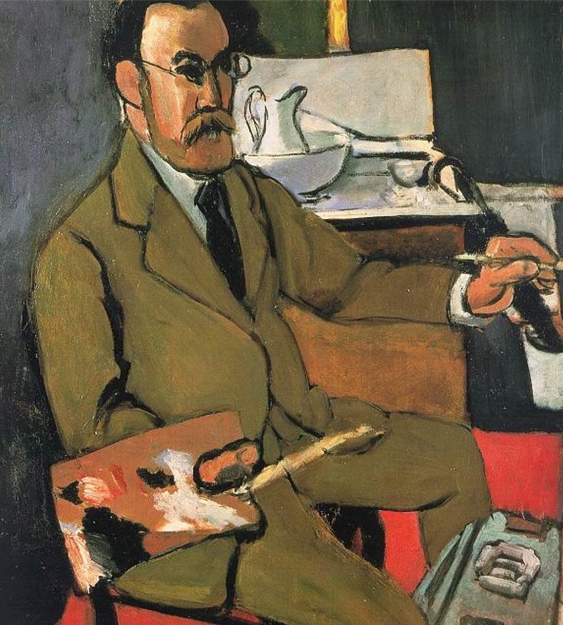 Henri Matisse self-portrait in 1918