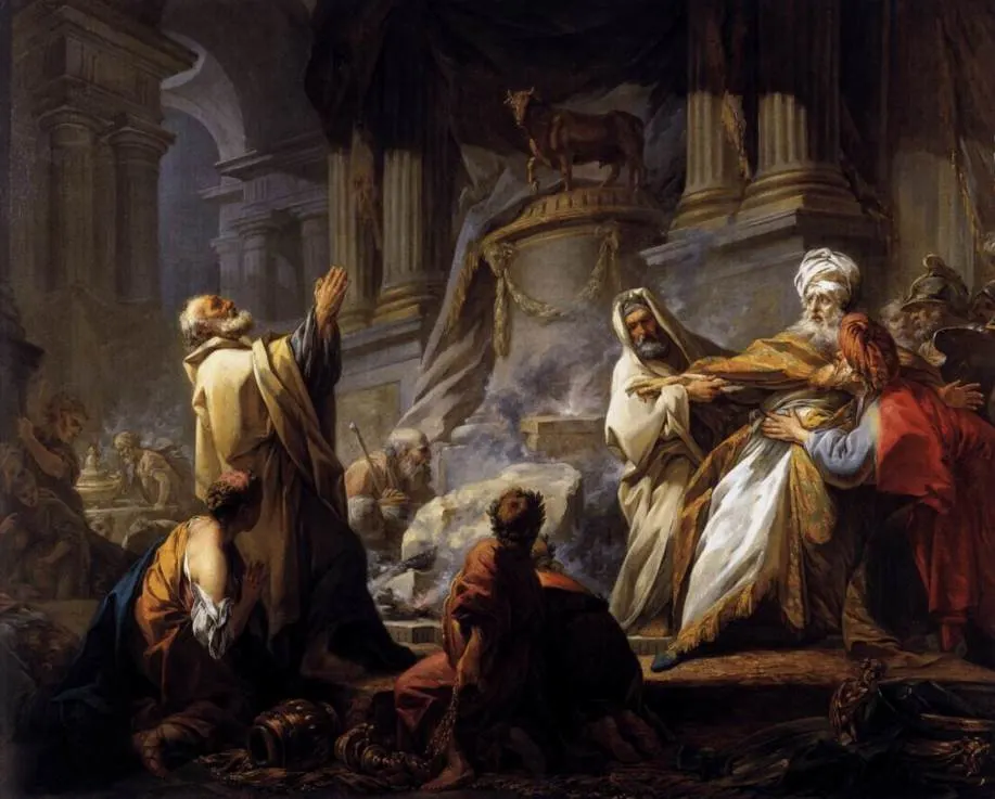 Jeroboam Sacrificing to Idols fragonard