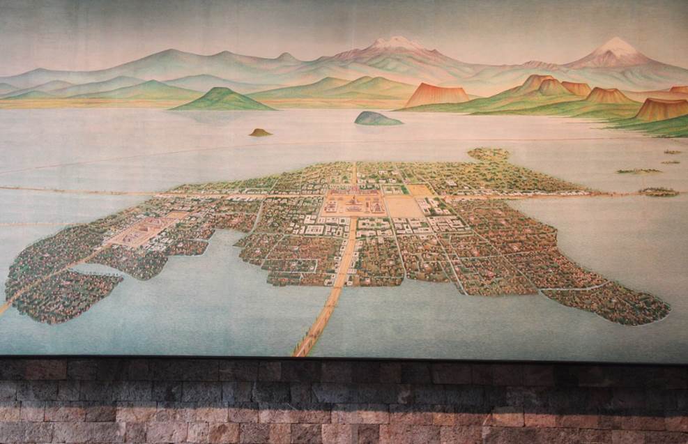 Painting of Tenochtitlan