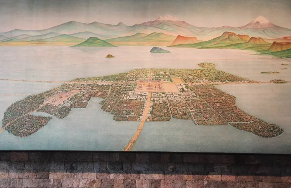 Painting of Tenochtitlan