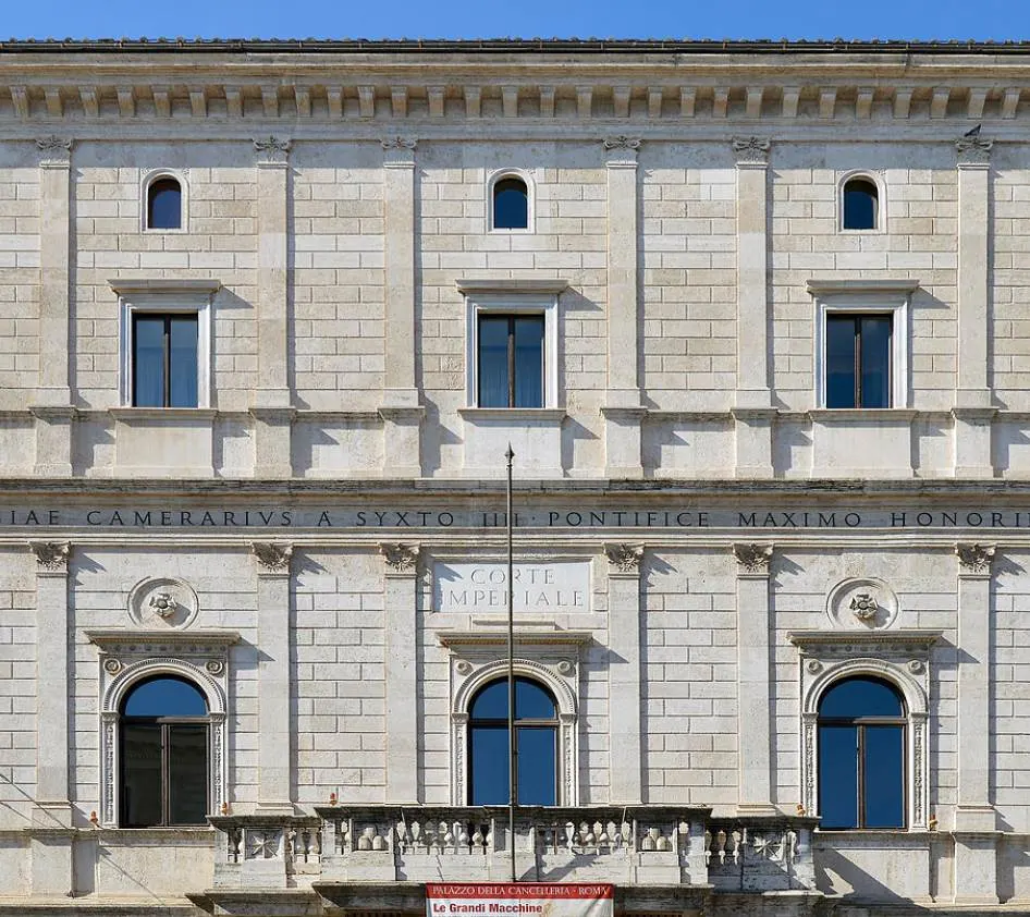 Palazzo della Cancellaria architecture detail