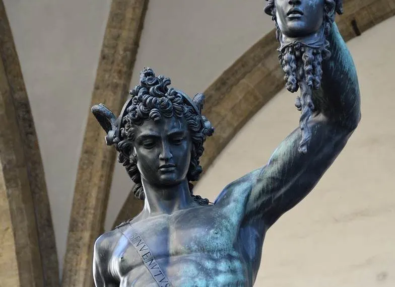 Perseus with the head of medusa fun facts