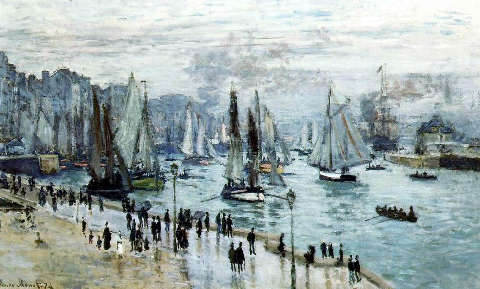 Port of Le Havre by Claude Monet