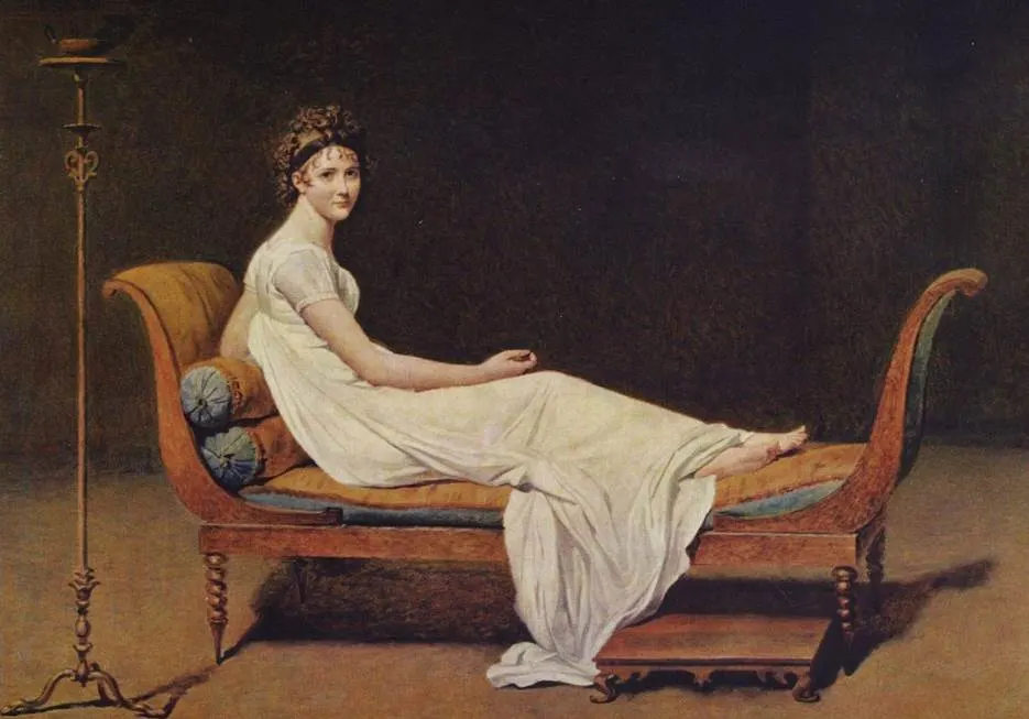 Portrait of Madame Récamier by Jacques Louis David