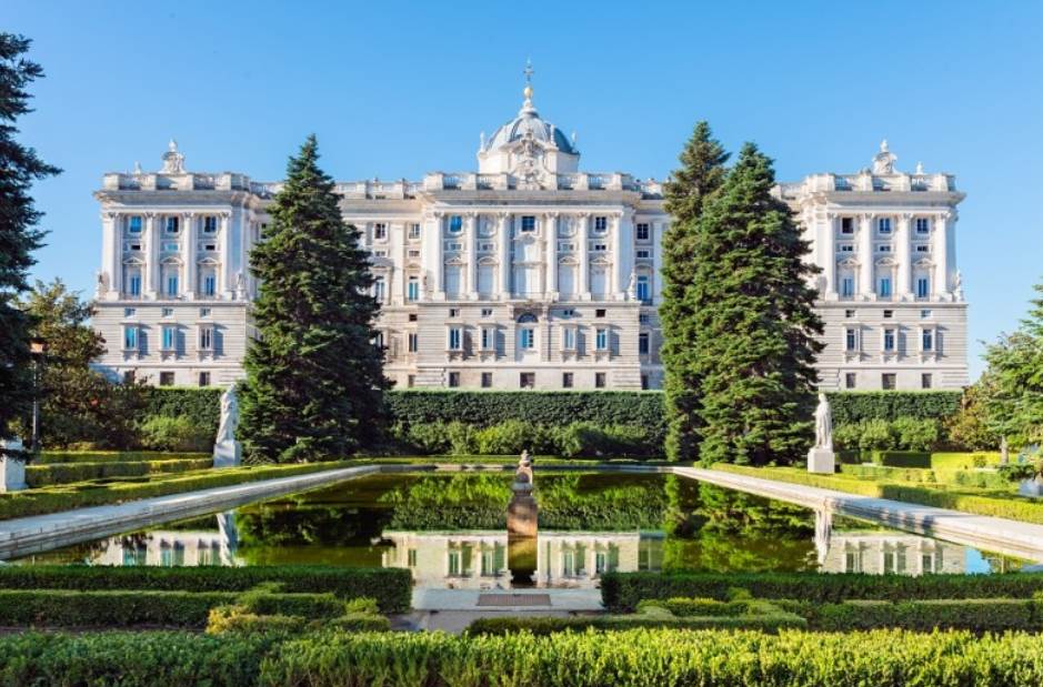 Royal Palace of Madrid and garden