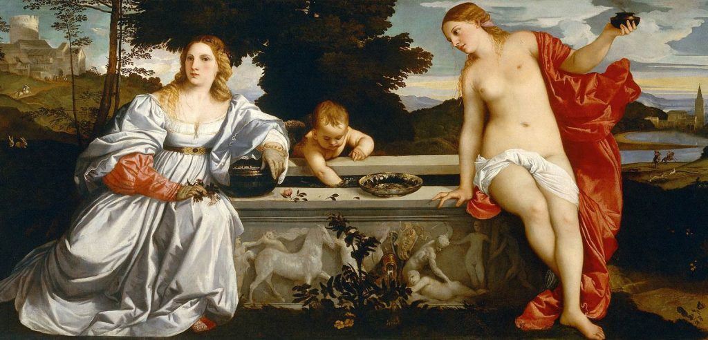Sacred and Profane Love by Titian