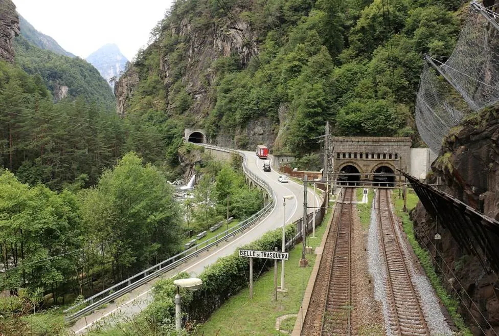 Simplon Tunnel Italy entrance
