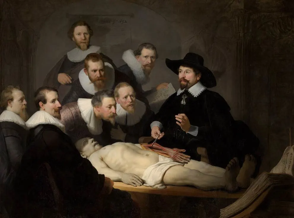 The Anatomy Lesson of Dr. Nicolaes Tulp by Rembrandt van Rijn