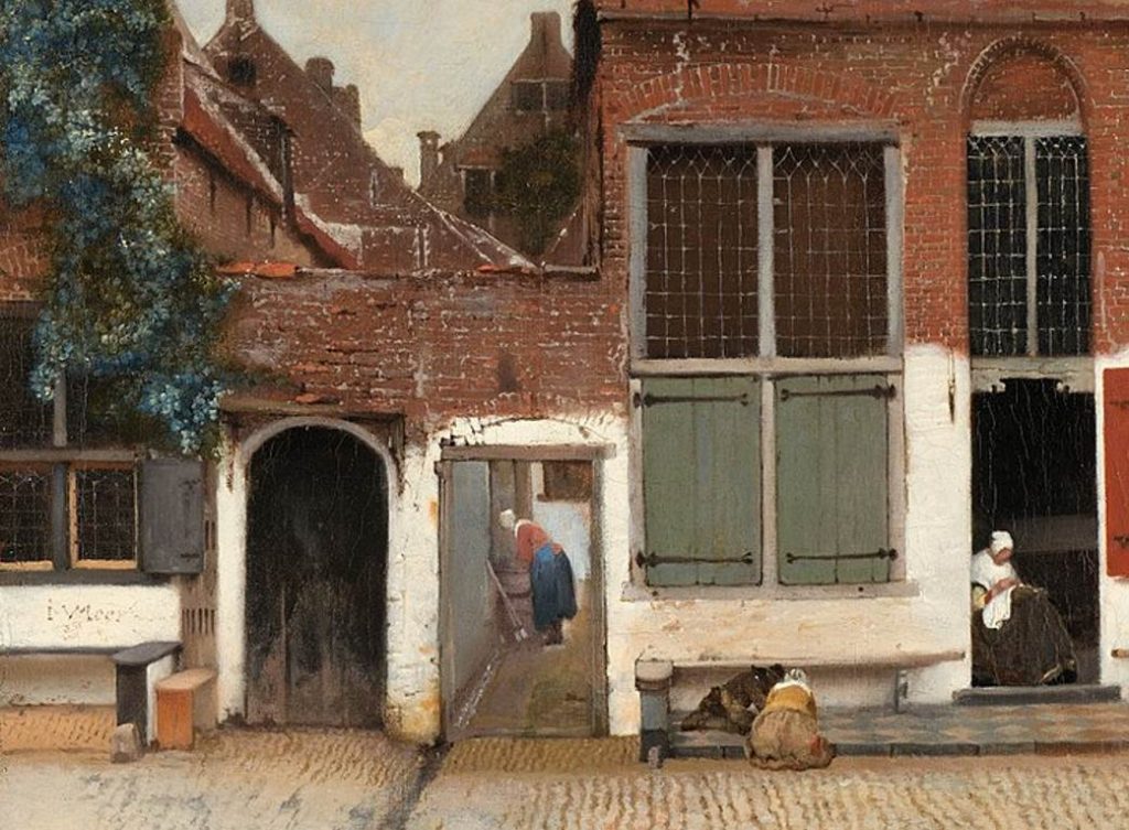 The Little Street Vermeer signature