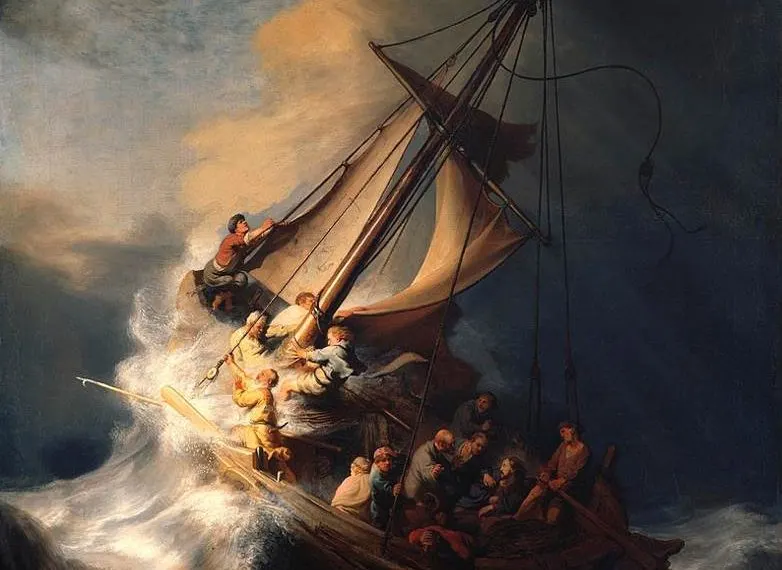 The Storm on the Sea of Galilee by Rembrandt