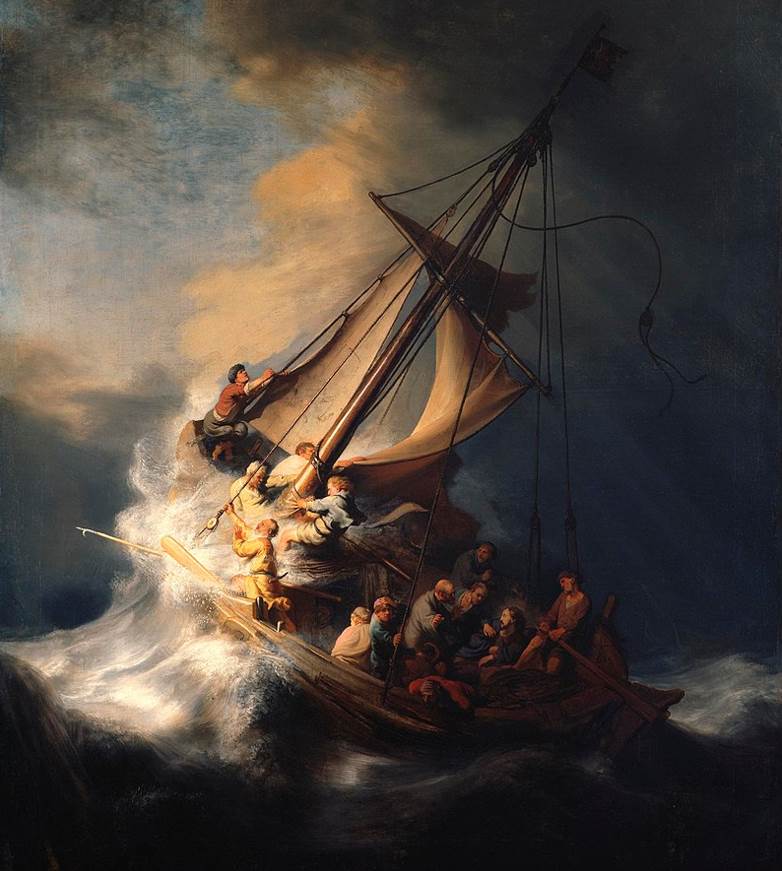 The Storm on the Sea of Galilee by Rembrandt