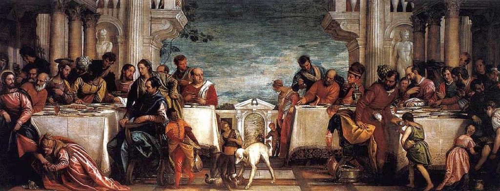 The feast in the house of Simon the Pharisee Paolo Veronese