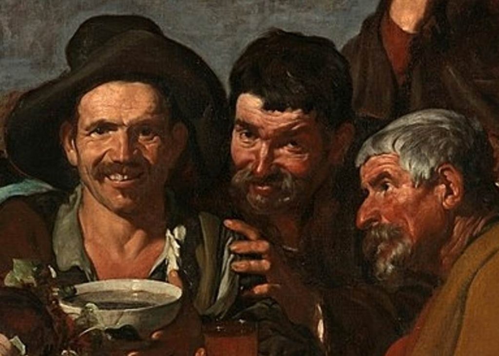 The triumph of Bacchus drunkards