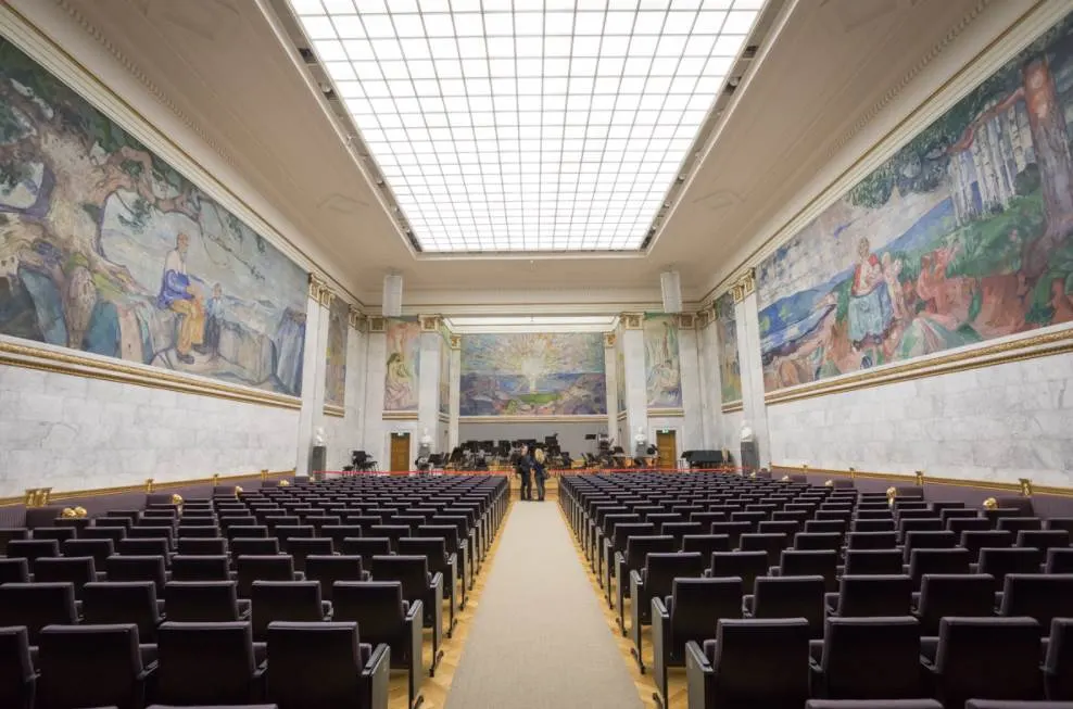 University of Oslo Aula Munch paintings