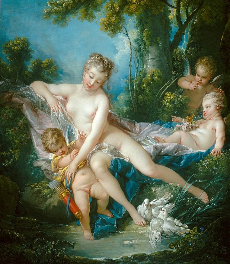 Venus consoling love Francois Boucher