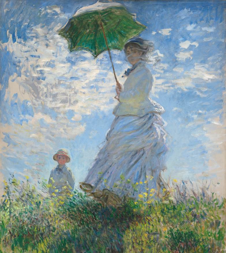 Woman with a Parasol Claude Monet