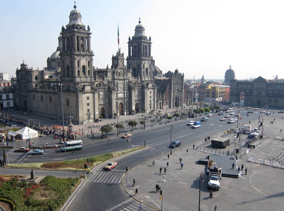 Zocalo and cathedral