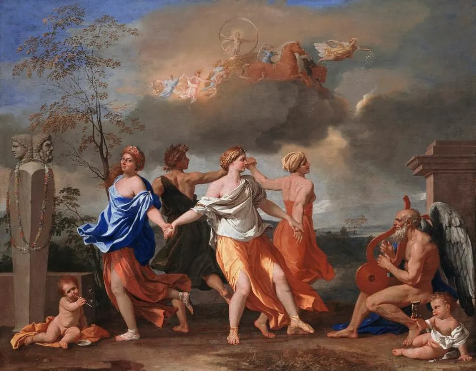 A dance to the music of time by Nicolas Poussin