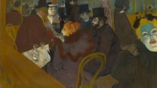 At the Moulin Rouge by Henri de Toulouse Lautrec