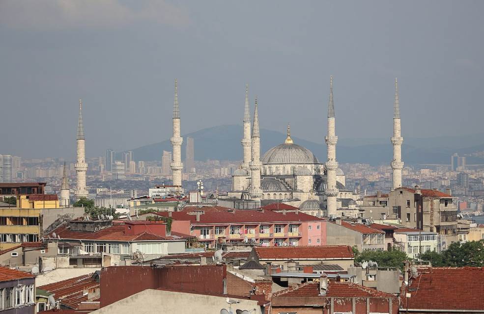 Blue Mosque and six minarets