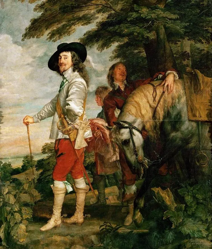 Charles I at the Hunt by Anthony van Dyck