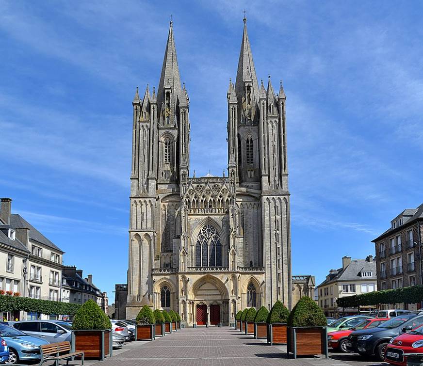 Coutances Cathedral towers