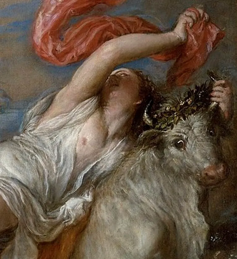 Detail of Europe and Zeus