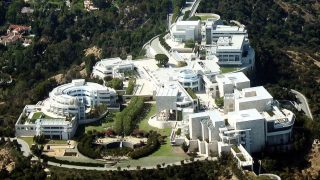 Getty Museum aerial view