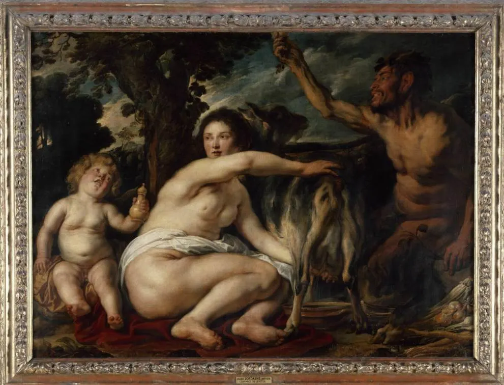 Infancy of Zeus by Jacob Jordaens