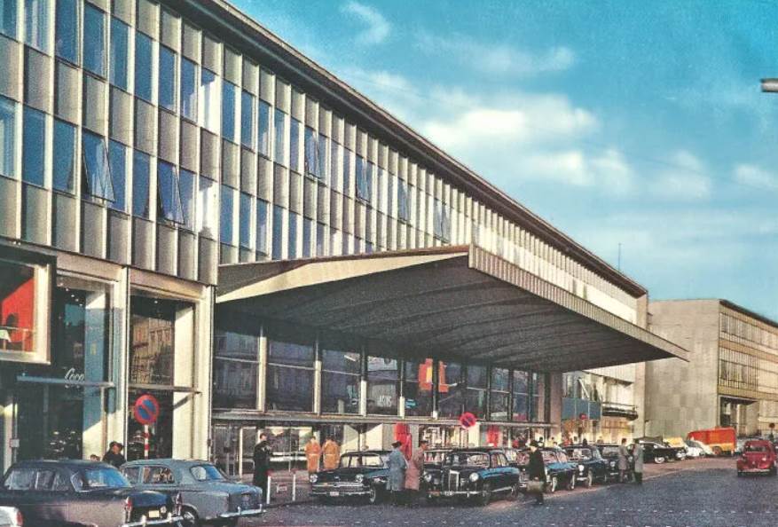 Liege train station 1970s