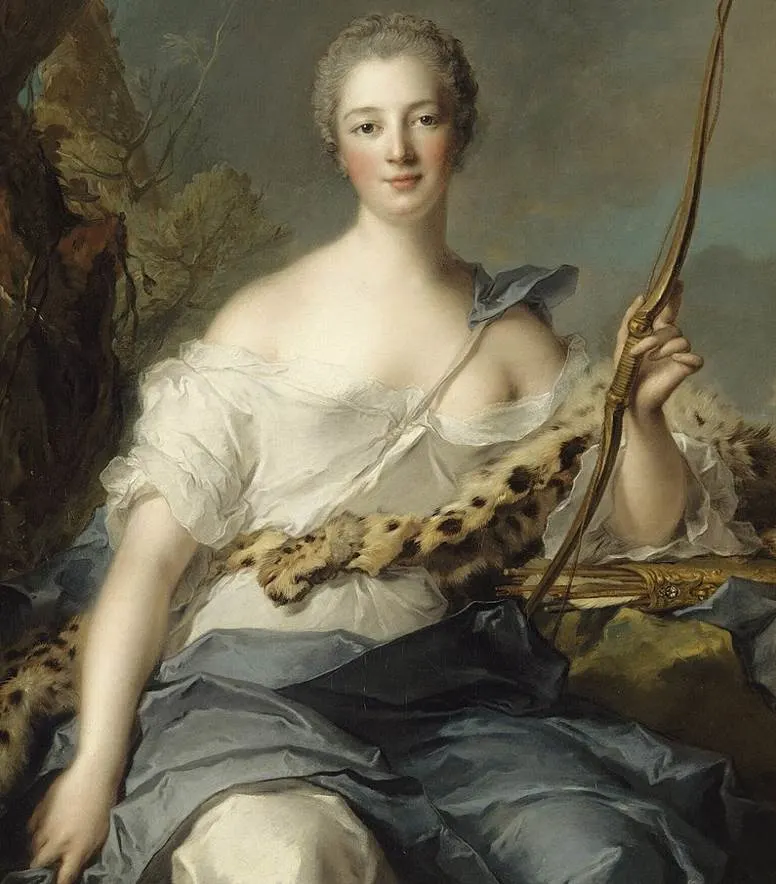 Madame de Pompadour as Diana the Huntress