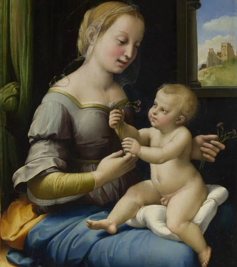 Madonna of the Pinks by Raphael