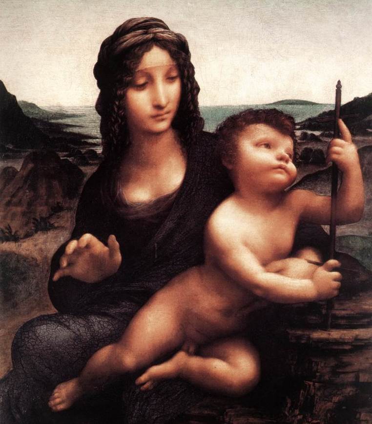 Madonna of the Yarnwinder by Leonard da Vinci