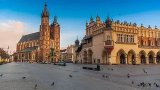 Main Square poland Gothic cathedral