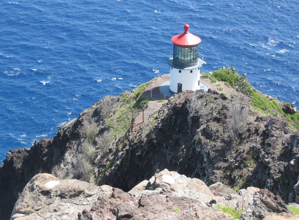 Makapu'u Lighthouse from the hiking trail