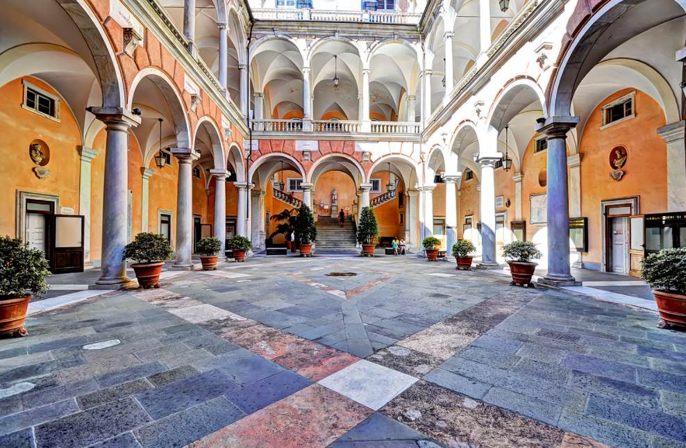 Palazzo Doria-Tursi courtyard