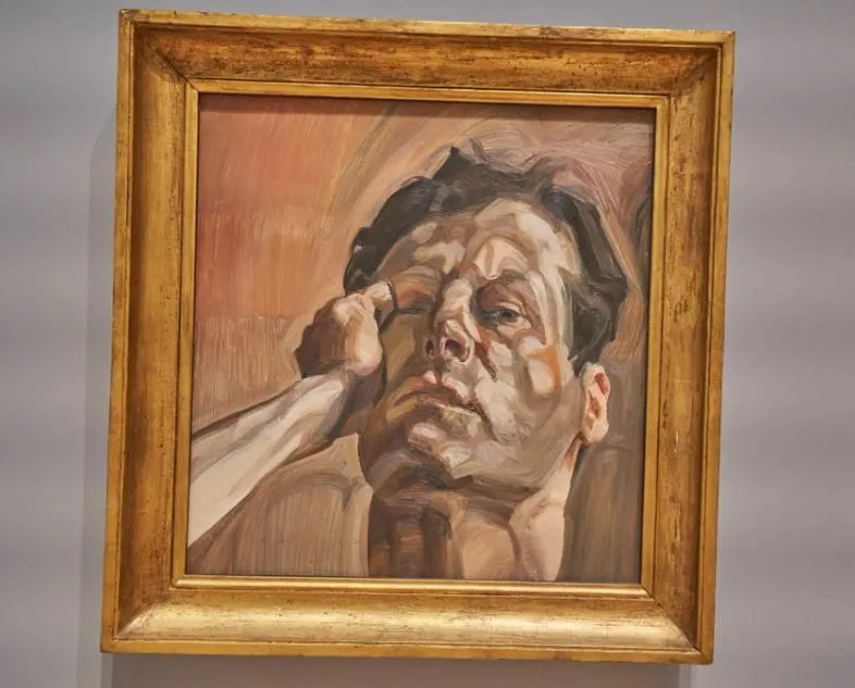 Self portrait of Lucian Freud
