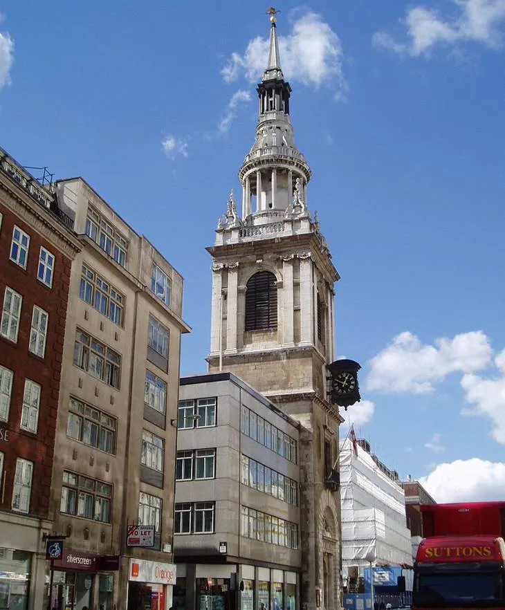 St Mary-le-Bow by Sir Christopher Wren