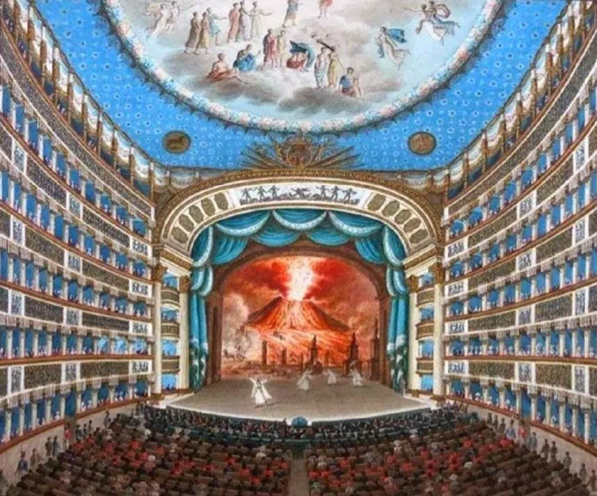 Teatro di San Carlo in 1737