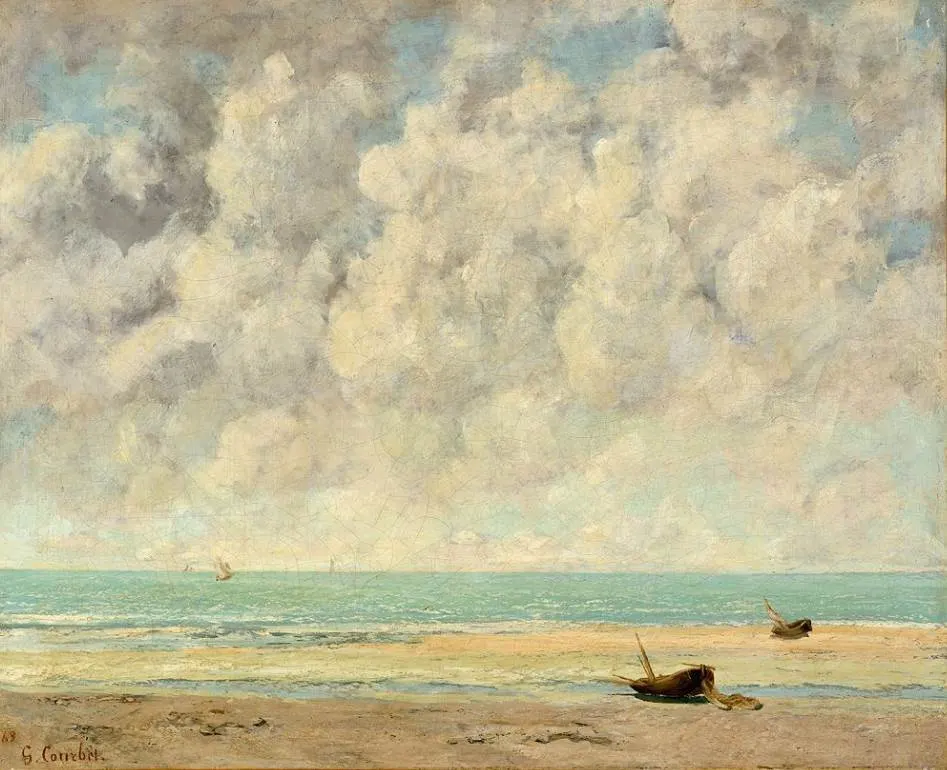 The Calm Sea Gustave Courbet