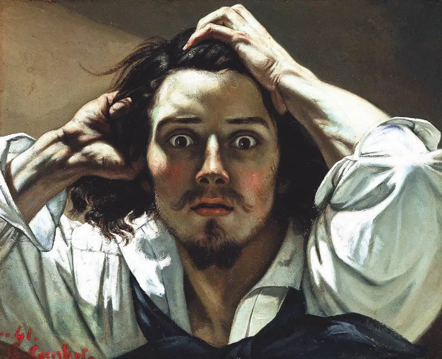 The Desperate Man Gustave Courbet paintings