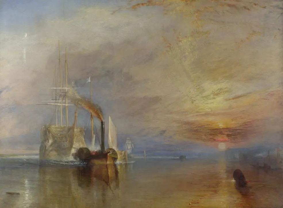 The Fighting Temeraire by JMW Turner
