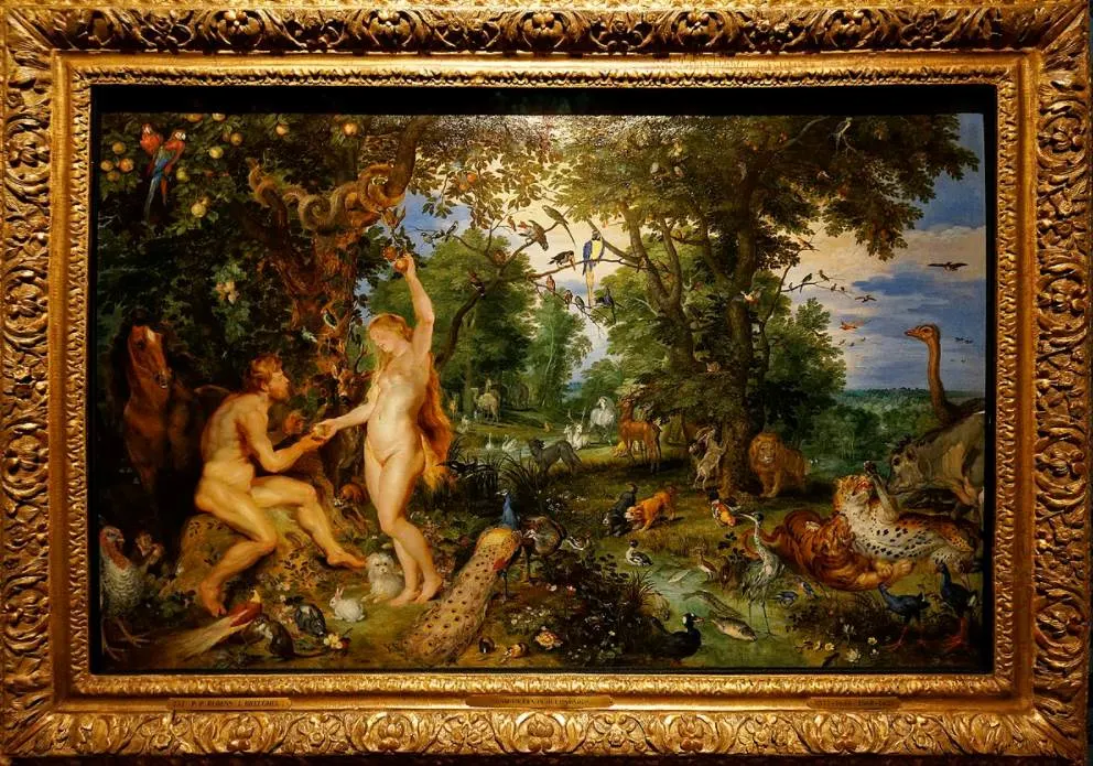 The Garden of Eden and The Fall of Man Mauritshuis