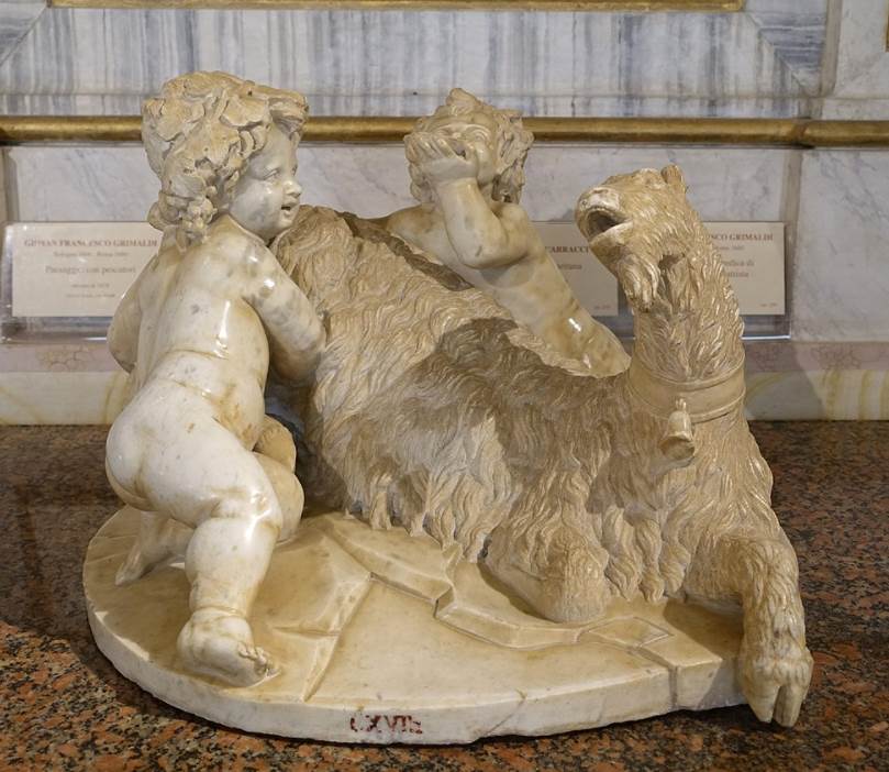 The Goat Amalthea with the Infant Jupiter and a Faun by Bernini