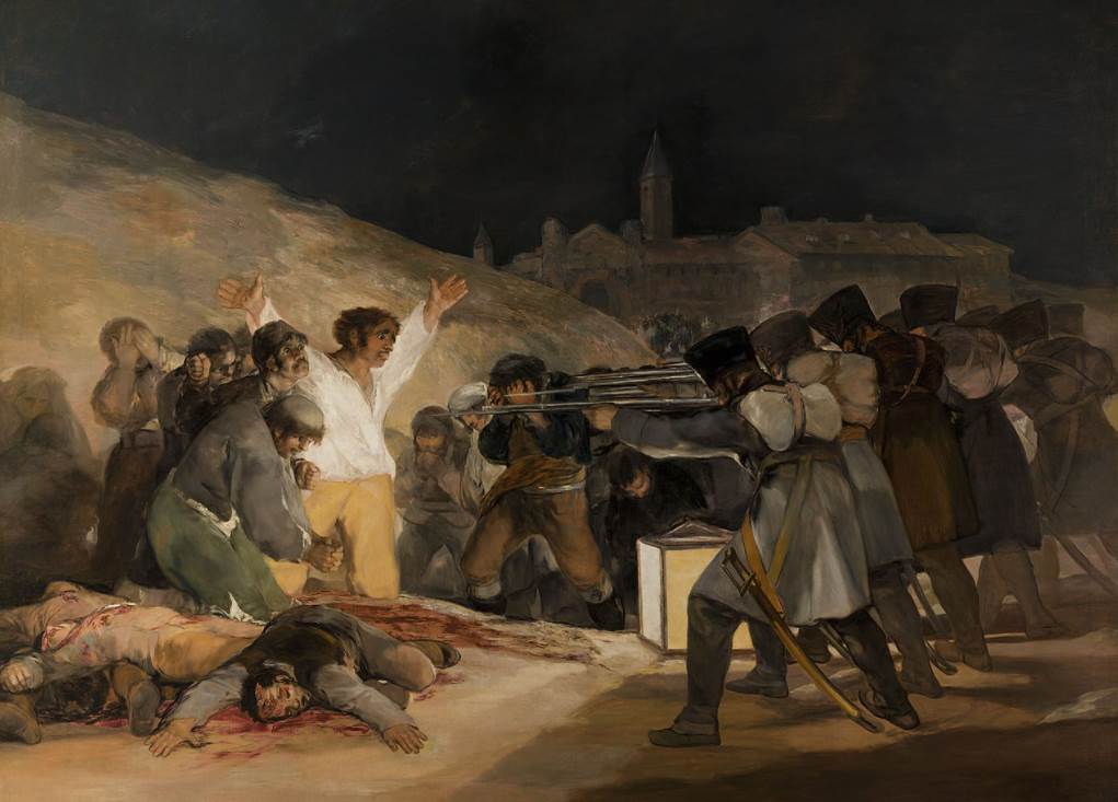 The Third of May 1808 famous Francisco Goya paintings
